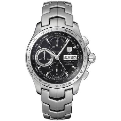 TAG Heuer Men : Link Automatic Chronograph Day-Date Watch