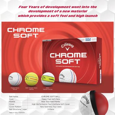 CALLAWAY CHROME SOFT Triple Trackball Chrome Soft มอบประสิทธิภาพที่โดดเด่